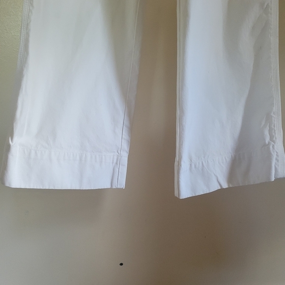 Rag & bone Fey High-Rise Wide Leg Cropped Pants in white Size 4 - Picture 6 of 14